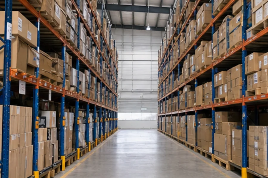 Organized products in a NaviSight warehouse